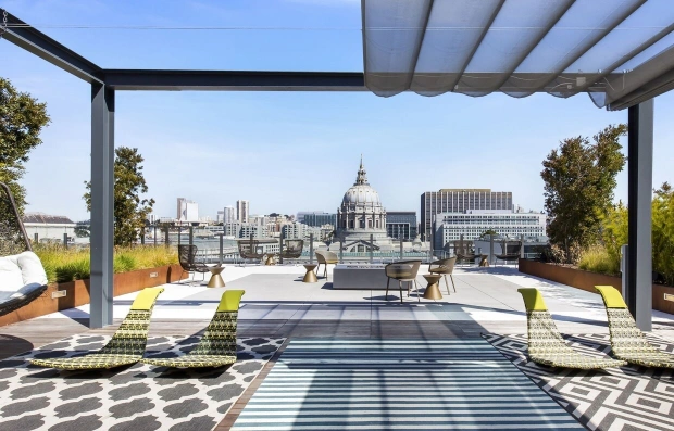 150 Van Ness rooftop deck